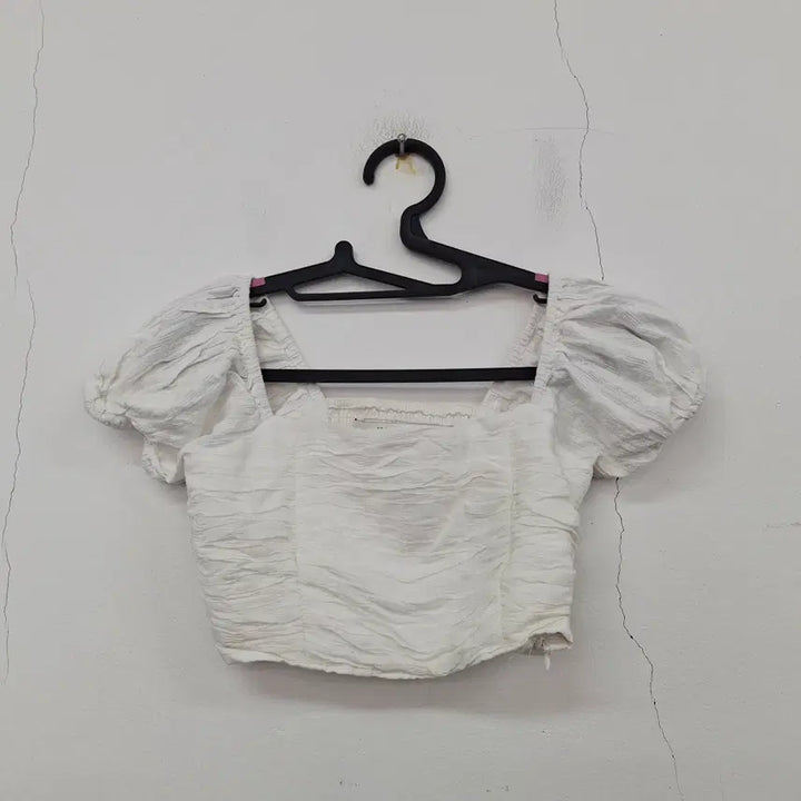 [BUNJANG] Seokookie Underboob Crop Top Short Sleeve Blouse Women&