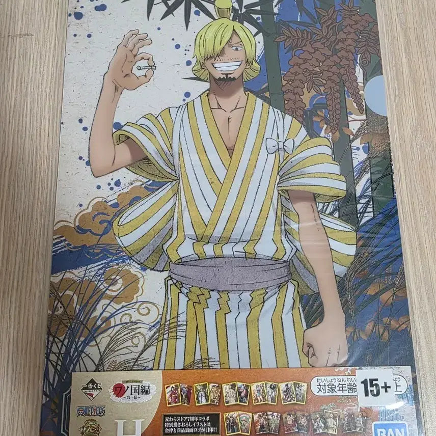 [BUNJANG] One Piece Sanji Wano Country Clear File Set / 원피스 와노쿠니 상디 클리어파일 세트 제일복권