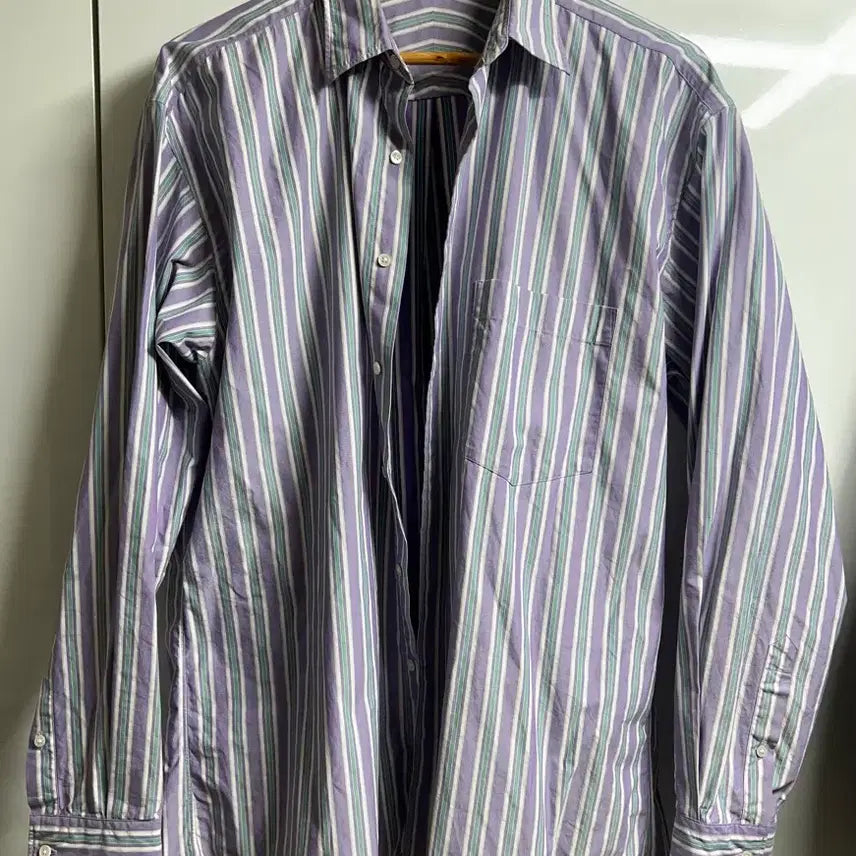 [BUNJANG] Auralee Stripe Shirt / 오라리 스트라이프 셔츠