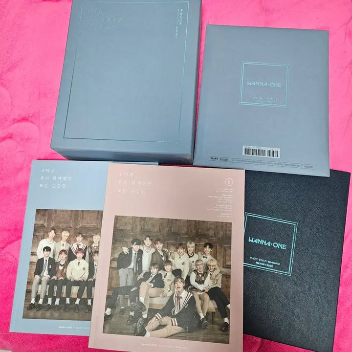 [BUNJANG] Wanna One Photo Essay Season 2 Bundle Set / 워너원 포토에세이 화보집 포스터 포카 포토카드 특전 박지훈 황민현 하성운