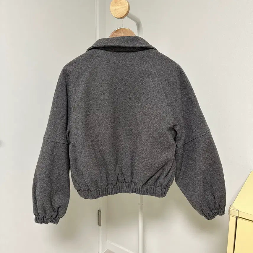 [BUNJANG] Herringbone Quilted Bomber Jacket / 헤링본 누빔봄버자켓