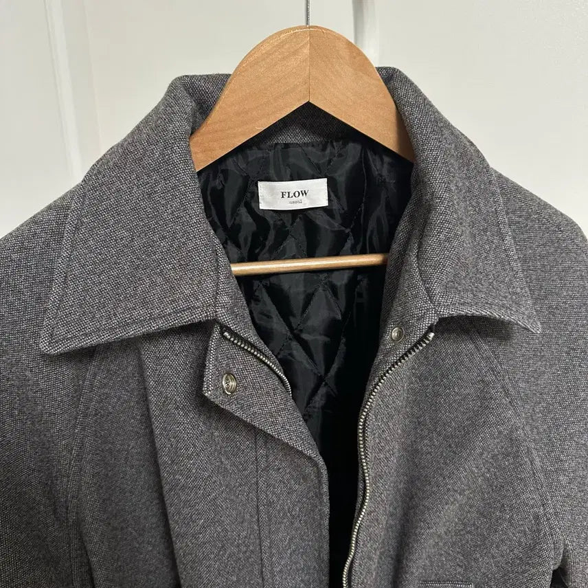 [BUNJANG] Herringbone Quilted Bomber Jacket / 헤링본 누빔봄버자켓