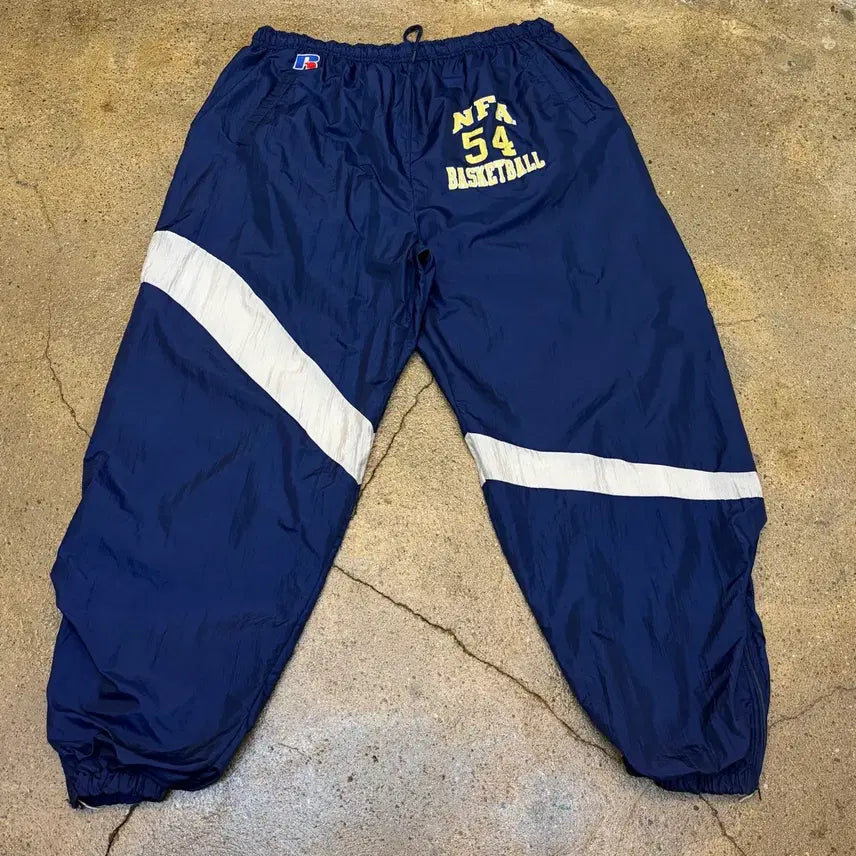 [BUNJANG] Russell Athletic Vintage Training Pants / 90s Made in USA 빈티지 러셀 츄리닝 바람막이 트레이닝팬츠