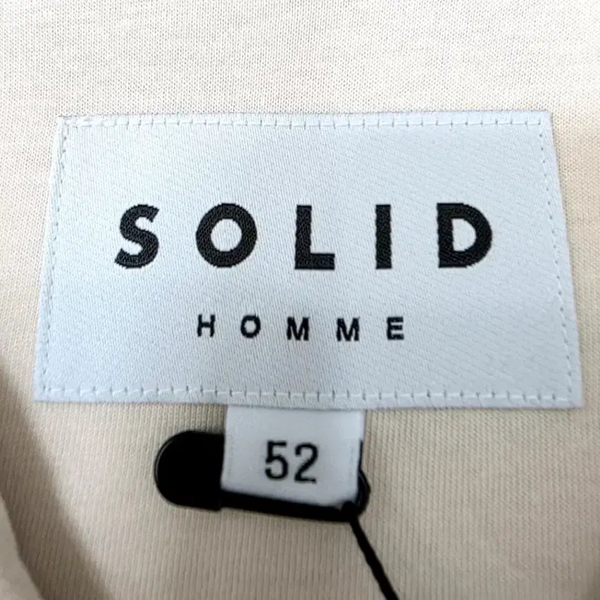 [BUNJANG] Solid Homme V-neck Short Sleeve Polo Shirt (Size 52) / 솔리드옴므 반팔 카라티 52