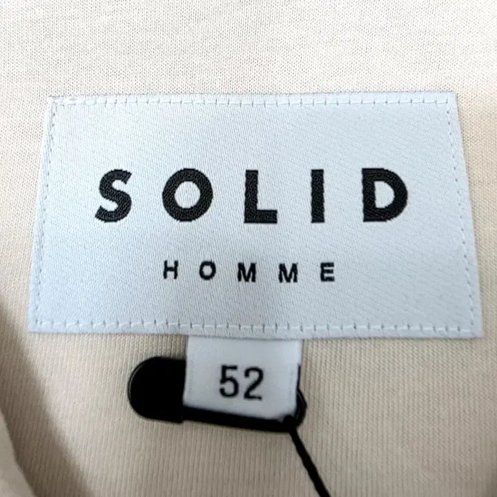 [BUNJANG] Solid Homme V-neck Short Sleeve Polo Shirt (Size 52) / 솔리드옴므 반팔 카라티 52
