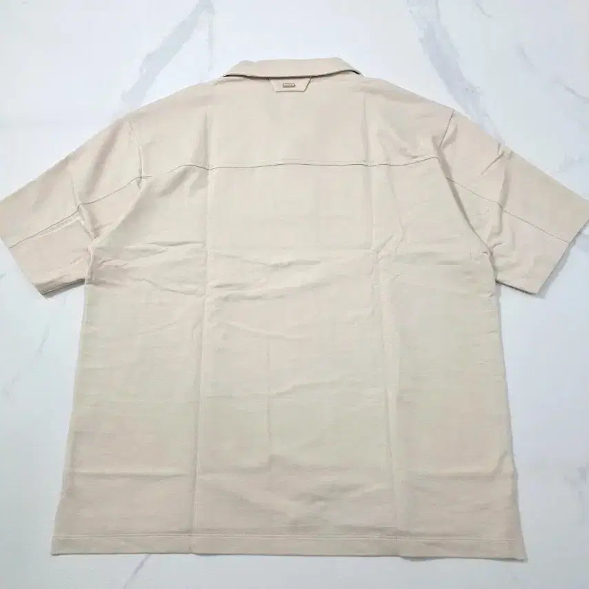 [BUNJANG] Solid Homme V-neck Short Sleeve Polo Shirt (Size 52) / 솔리드옴므 반팔 카라티 52