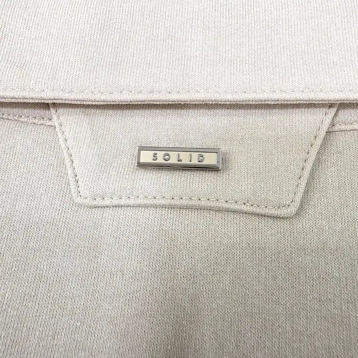 [BUNJANG] Solid Homme V-neck Short Sleeve Polo Shirt (Size 52) / 솔리드옴므 반팔 카라티 52