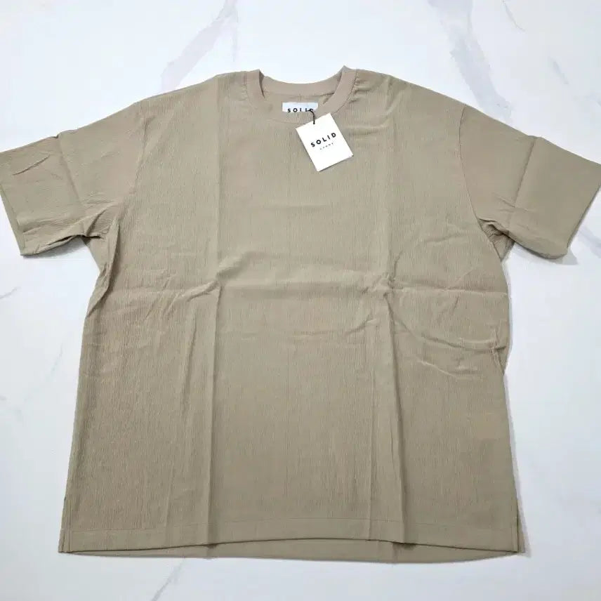 [BUNJANG] Solid Homme Crinkle Finish T-shirt / 솔리드옴므 반팔 티셔츠 105