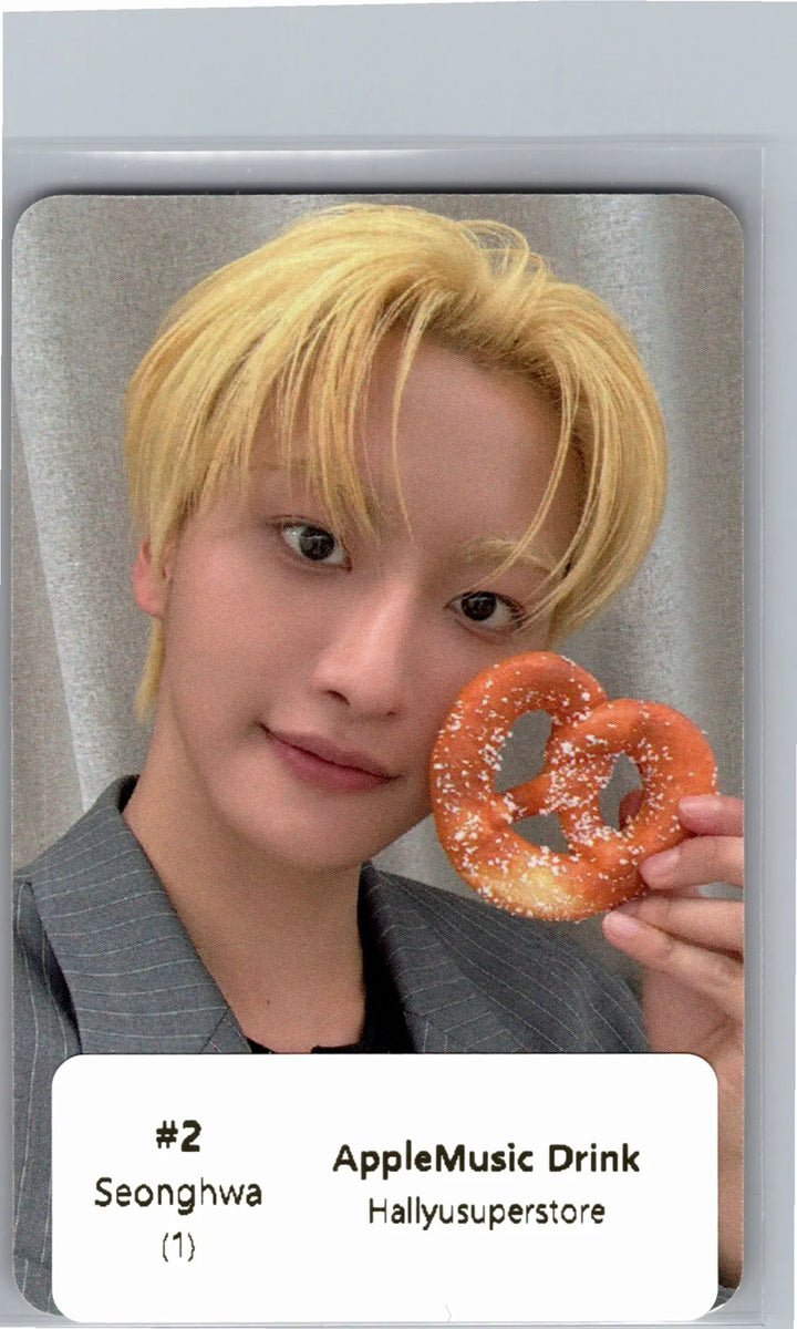 ATEEZ "GOLDEN HOUR : Part.5" - Apple Music Drink Event Photocard [26.06.29]
