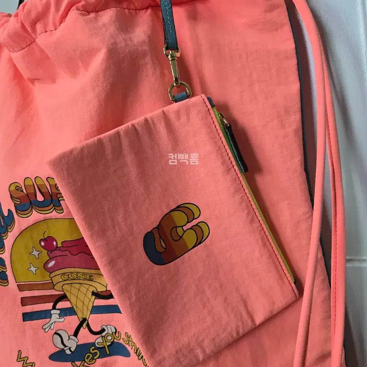 [BUNJANG] ROHA Two-Way Bag - Apricot Sherbet / 로하 투웨이백_ 아프리콧 셔벗