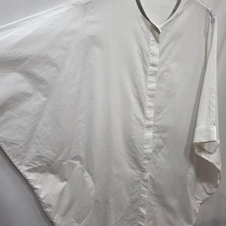 [BUNJANG] Brunello Cucinelli White Batwing Fit Shirt / (정품)브루넬로 쿠치넬리 가오리핏 화이트 셔츠