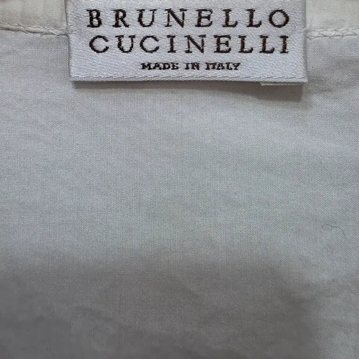 [BUNJANG] Brunello Cucinelli White Batwing Fit Shirt / (정품)브루넬로 쿠치넬리 가오리핏 화이트 셔츠