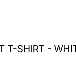 [BUNJANG] NOMANUAL Half-Sleeve Printed T-Shirt White / [L] 노매뉴얼 반팔 프린팅 티셔츠 화이트