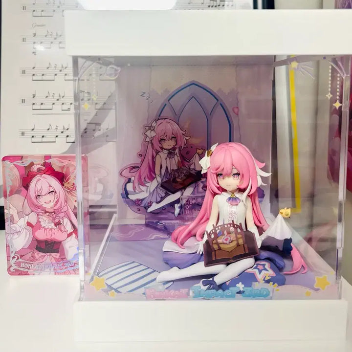 [BUNJANG] Honkai Impact 3rd Elysia Chibi Figure Set / 붕괴3rd 붕3 엘리시아 치비 꼬마 율자 피규어 케이스