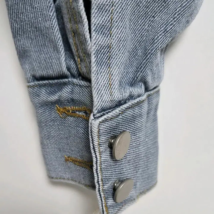 [BUNJANG] S Crop Denim Jacket / 청자켓 크롭 데님 자켓 S 새상품