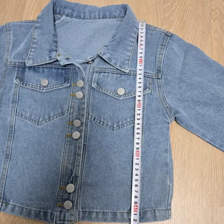 [BUNJANG] S Crop Denim Jacket / 청자켓 크롭 데님 자켓 S 새상품