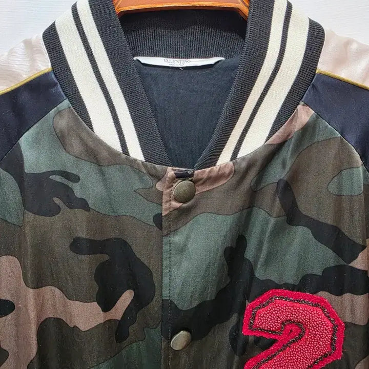 [BUNJANG] Valentino Camo Baseball Jumper / (정품)발렌티노 카모 야구 점퍼