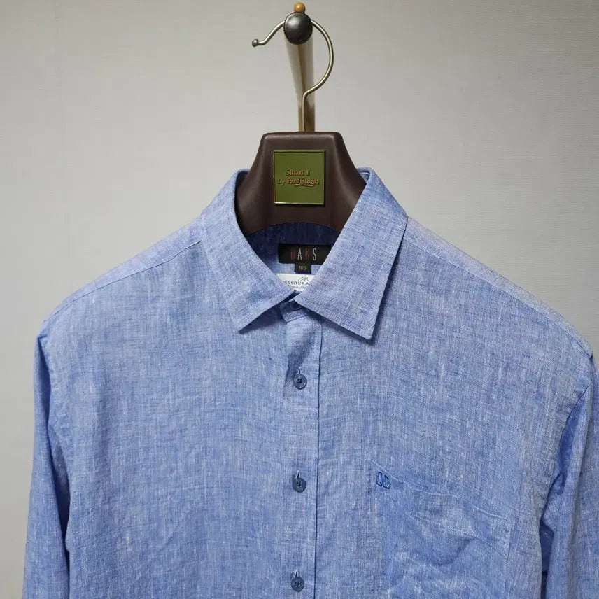 [BUNJANG] Daks x Tessitura Monti Linen Shirt / 105 ) 닥스 x 테시투라 몬티 협업 남성 린넨 셔츠