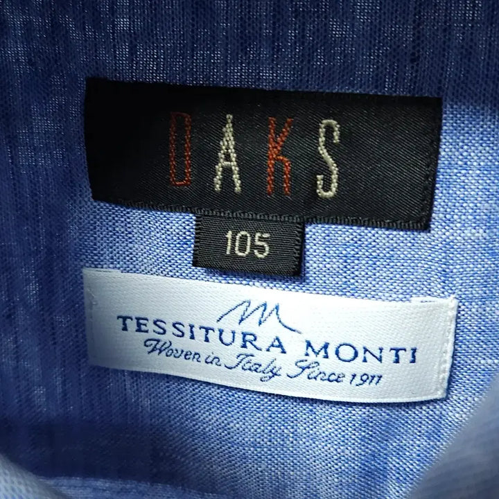 [BUNJANG] Daks x Tessitura Monti Linen Shirt / 105 ) 닥스 x 테시투라 몬티 협업 남성 린넨 셔츠