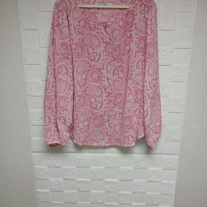 [BUNJANG] Pink Blouse XL / 새상품)핑크색 블라우스 XL