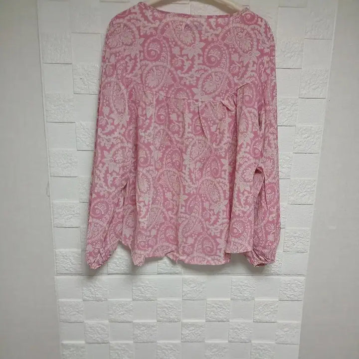 [BUNJANG] Pink Blouse XL / 새상품)핑크색 블라우스 XL