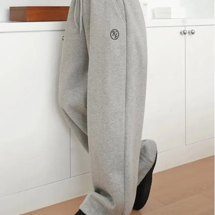 [BUNJANG] KikiKo Embroidered String Wide Pants / 키키코 기모자수스트링와이드팬츠-WI