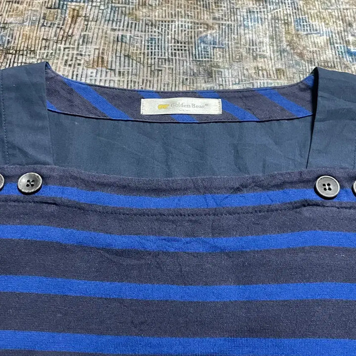 [BUNJANG] Golden Bear Y2K Stripe T-shirt Dress / JPN 00s일본 빈티지 y2k 모리걸 골든베어 스트라이프 티셔츠 원피스