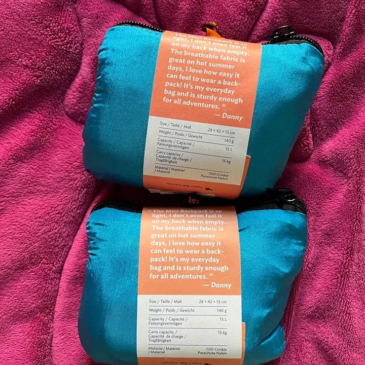 [BUNJANG] Ticket to the Moon Mini Backpack 15L Royal Blue Aqua / (새상품) 티켓투더문 미니 백팩 15L 로얄블루 아쿠아