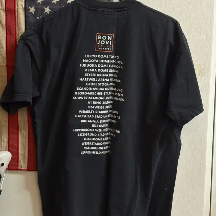 [BUNJANG] Bon Jovi 2000 Tour T-Shirt / [XL] 2000 본조비 투어 티셔츠