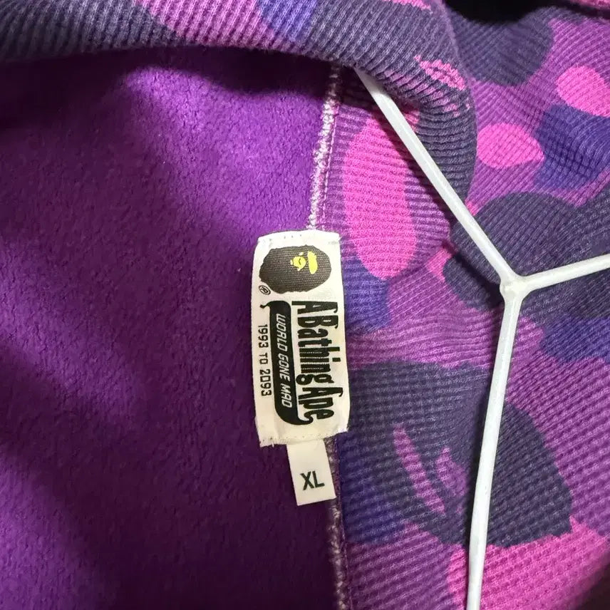 [BUNJANG] BAPE Color Camo Thermal Patch Loose Fit Hoodie Zip-up / 베이프 컬러 카모 써멀 패치 루즈핏 후드집업