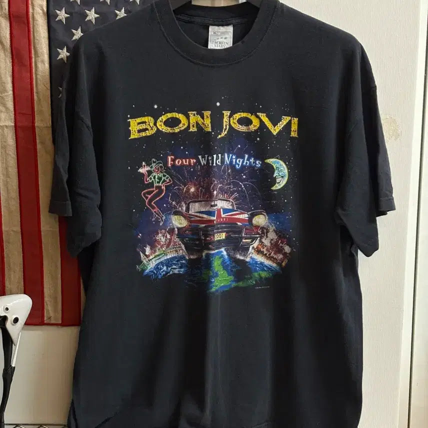[BUNJANG] Bon Jovi 2001 Tour T-shirt / [XL] 2001 본조비 투어 티셔츠