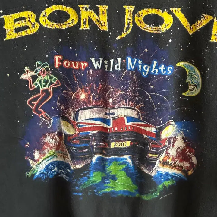 [BUNJANG] Bon Jovi 2001 Tour T-shirt / [XL] 2001 본조비 투어 티셔츠