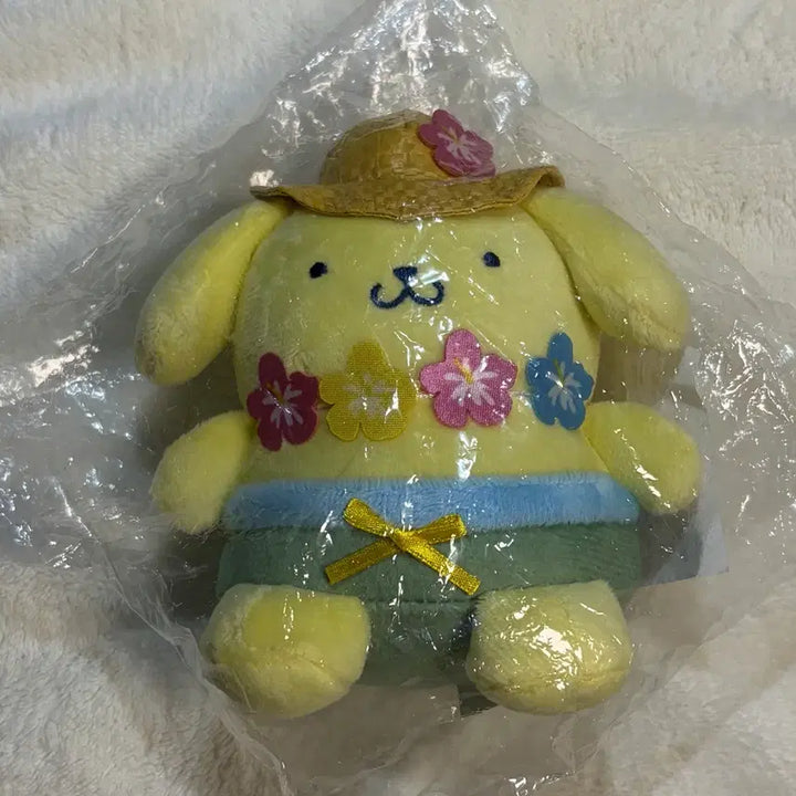 [BUNJANG] Sanrio Ichiban Kuji Night Pool Pompompurin Plush Keychain / 23년도 산리오 나이트풀 이치방쿠지 폼폼푸린 인형 키링