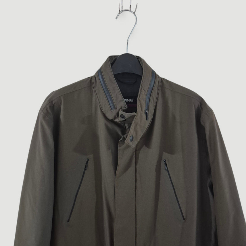 [SOLD OUT] [105]PING핑 골프 우븐자켓 카키 봄시즌 스판재질