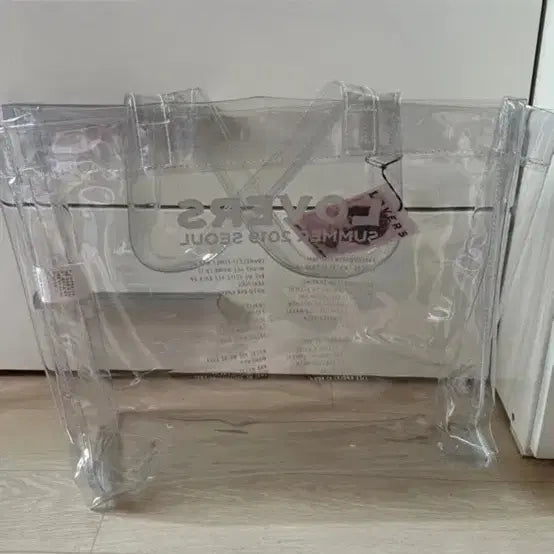 [BUNJANG] Park Hyo Shin LOVERS Transparent Beach Bag / 박효신 LOVERS 투명 비치백 (굿즈)