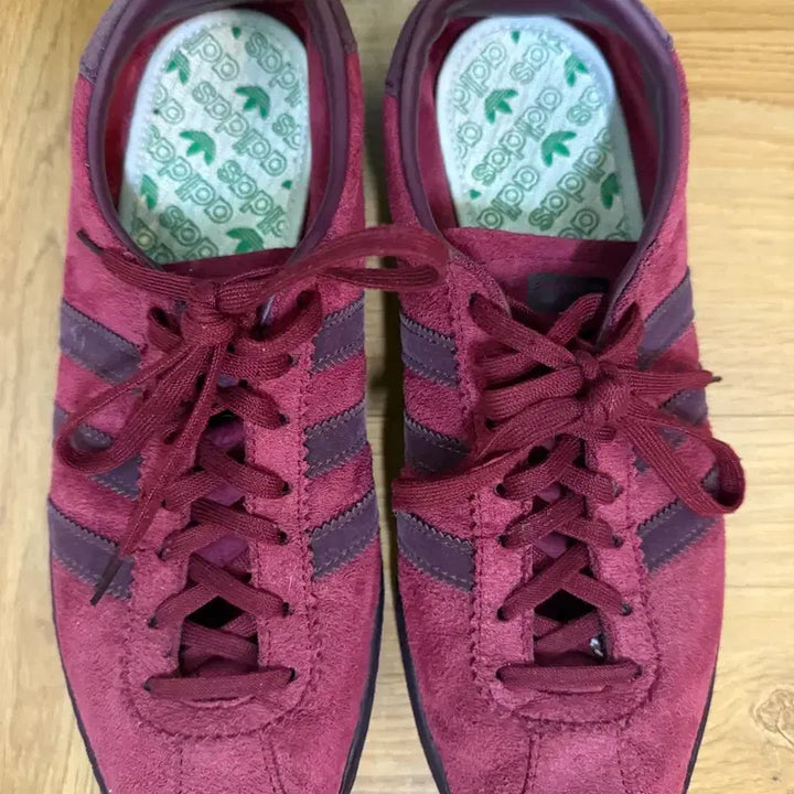 [BUNJANG] Adidas Tobacco Burgundy Sneakers / [255] 아디다스 토바코 버건디