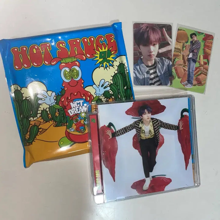 [BUNJANG] NCT Dream Jisung Hot Sauce Album + Photocard Bundle Set / 엔시티드림 지성 핫소스 앨범 포카 세트 일괄