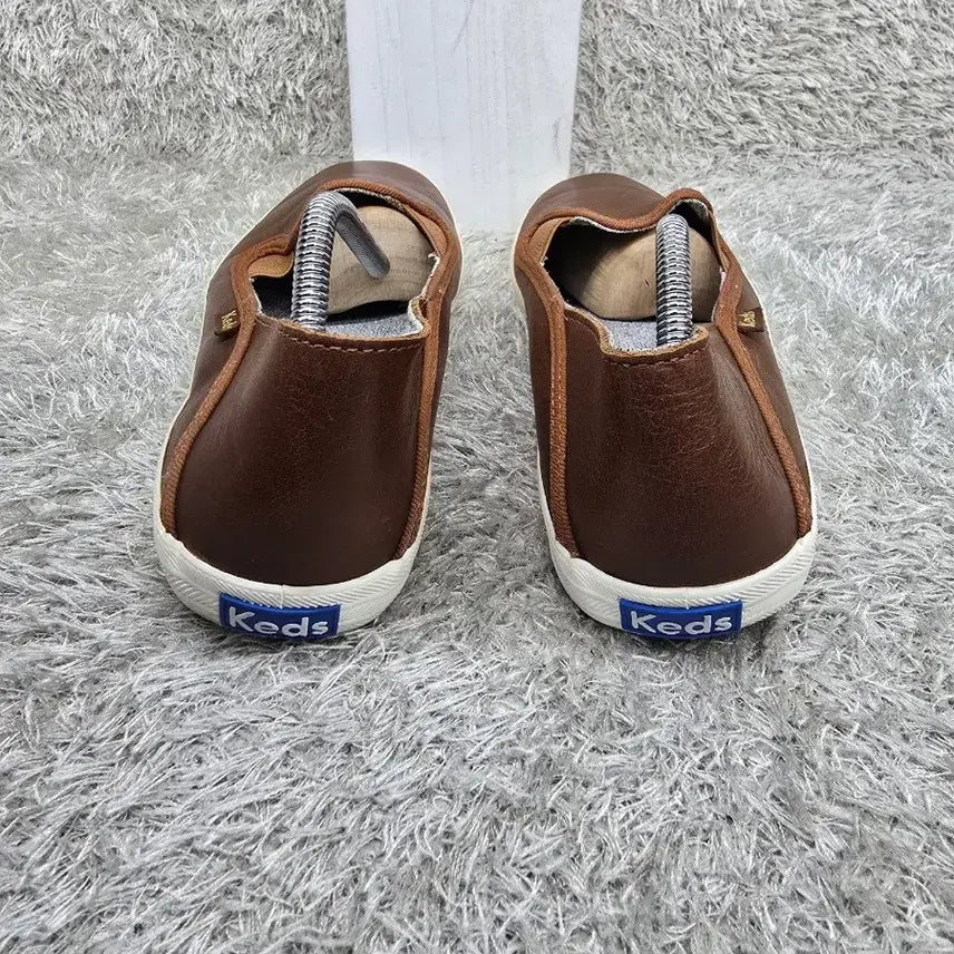 [BUNJANG] Keds Brown Leather Slip-on Sneakers / 구제짱짱맨 260 KED 케즈 브라운 레더 슬립온