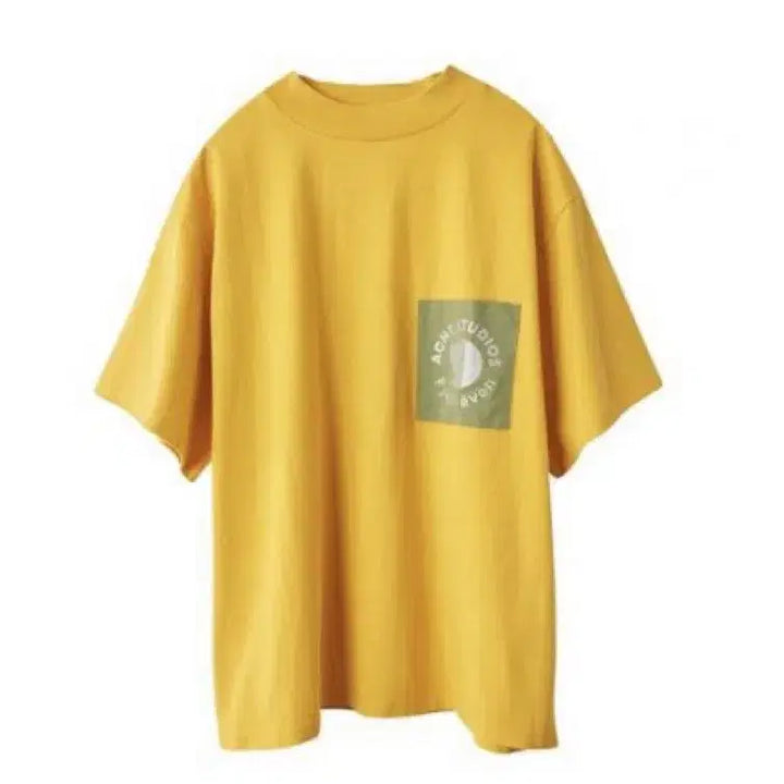 [BUNJANG] Acne Studios x Fjällräven Patch Oversized T-Shirt Yellow / 아크네스튜디오X피엘라벤 패치티셔츠