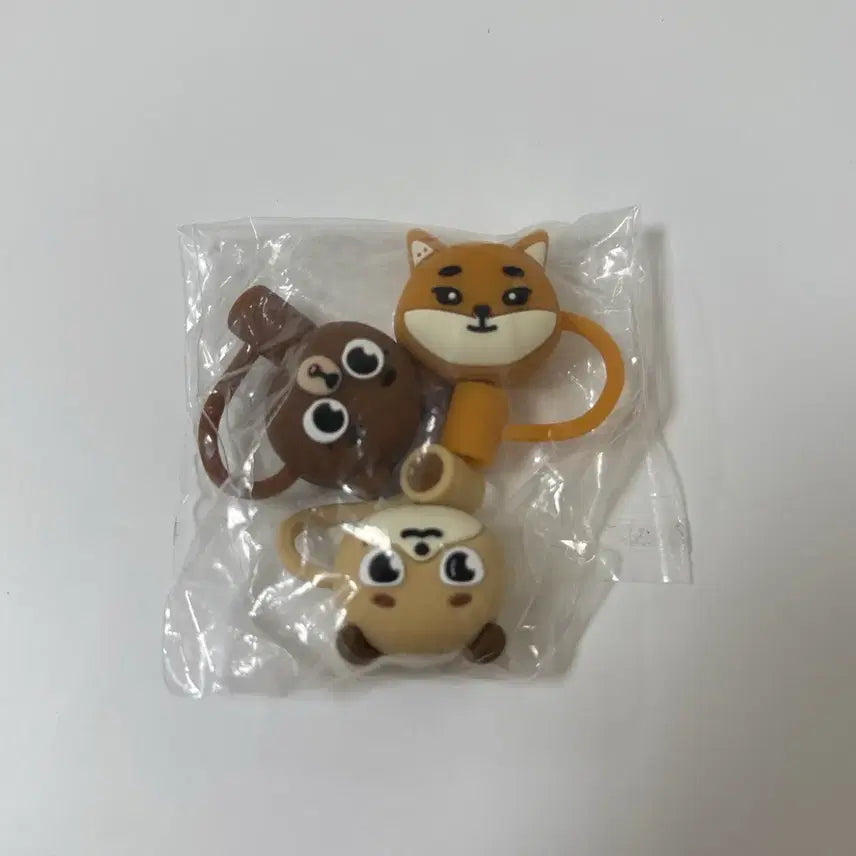 [BUNJANG] DAY6 Denimals Cold Cup Straw Stoppers Bundle Set / 데이식스 콜드컵 마개 성진 영케이 영현 도운 데니멀즈 방 케 필 일괄