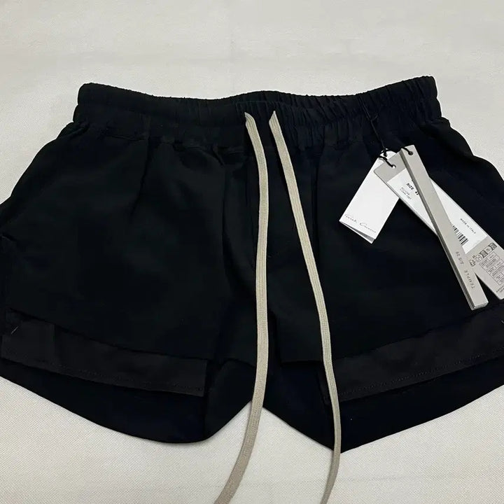 [SOLD OUT] (새상품)[42] 릭오웬스 26ss Fog 복서 쇼츠/블랙 실크