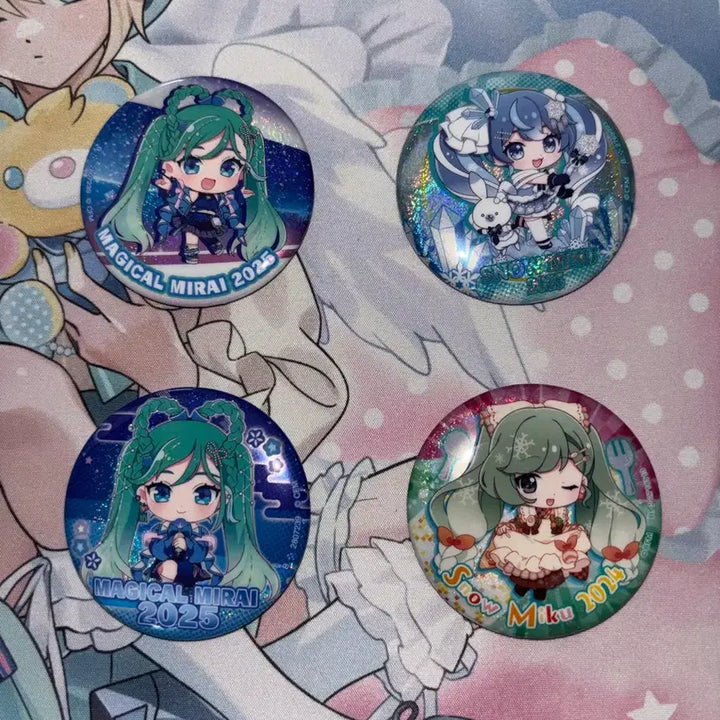 [BUNJANG] Hatsune Miku Assortment Gacha Can Badges / 일괄 하츠네미쿠 아소토 가챠 캔뱃지 보컬로이드 마지미라 스노우미쿠