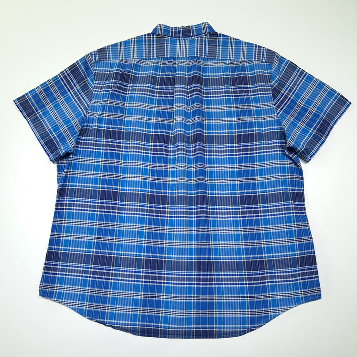 [SOLD OUT] CK043 2XL 폴로 00s 멀티포니 블루 마드라스체크 셔츠 남방
