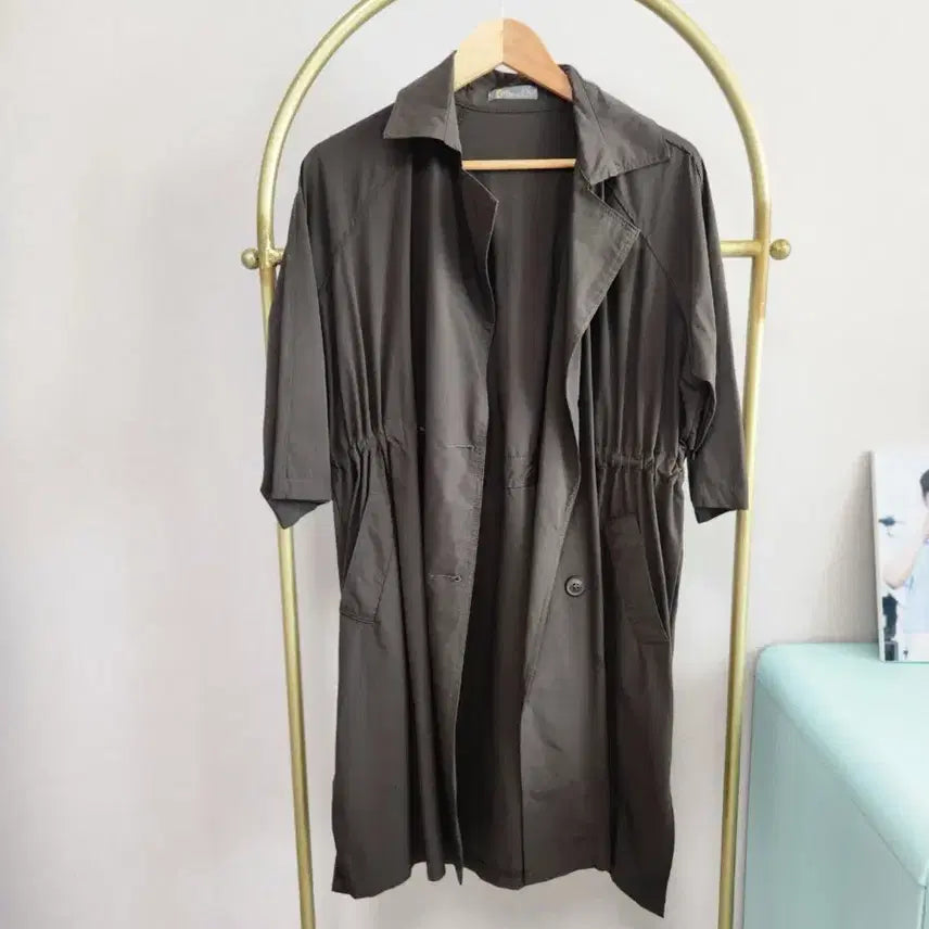[BUNJANG] N-by Half Trench Jacket / N-by 하프 트렌치 쟈켓