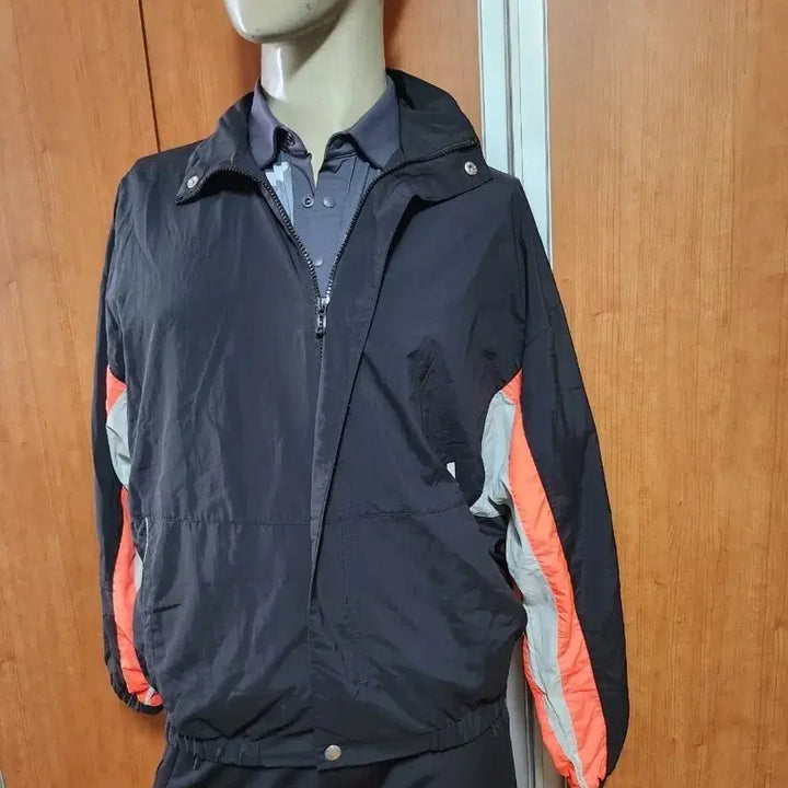 [BUNJANG] Adidas Color Block Windbreaker Jacket (M) / 아디다스삼선 빅로고 컬러블록 바람막이 자켓 (M)