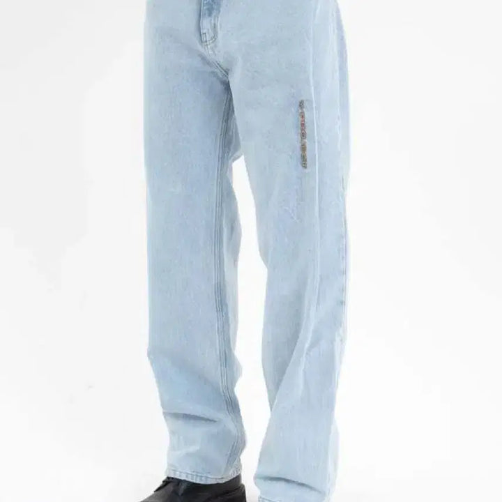 [BUNJANG] Y/Project Jungkook Denim Jeans / [Y/Project] 핀치드 로고 데님 (BTS 정국 바지)