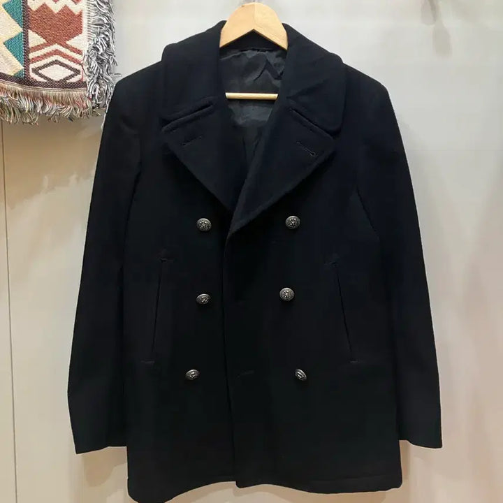[BUNJANG] US Navy Picoat 80s Wool Coat / 80s 오리지널 미해군 피코트