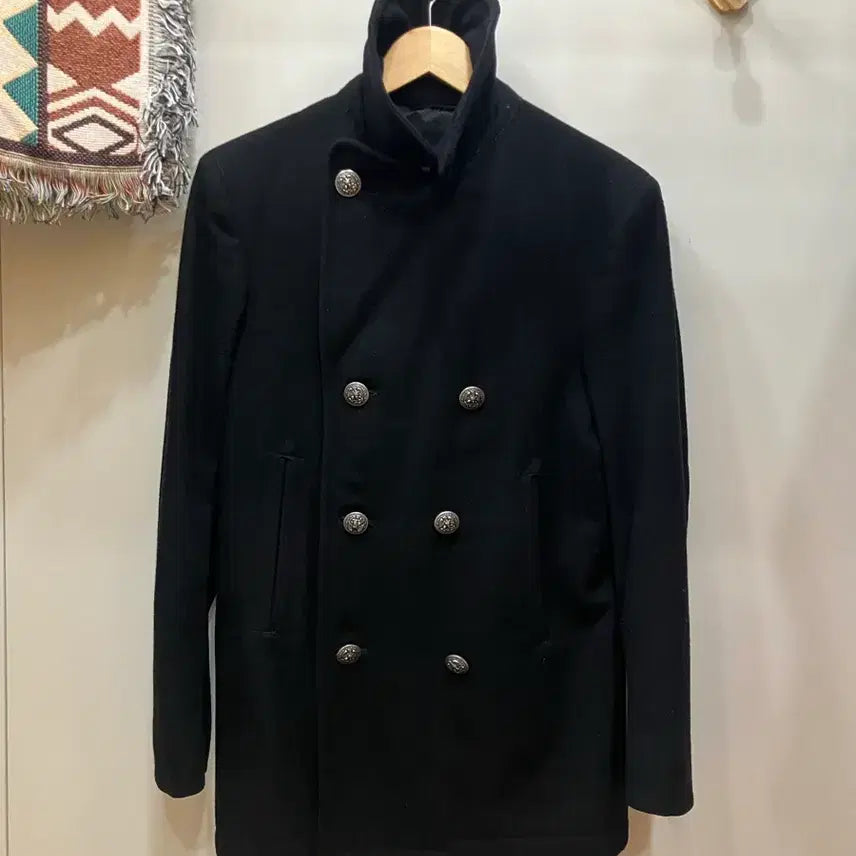 [BUNJANG] US Navy Picoat 80s Wool Coat / 80s 오리지널 미해군 피코트