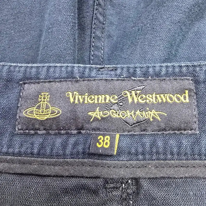 [BUNJANG] Vivienne Westwood Black Denim Slim Fit Pants / 비비안웨스트우드 블랙진 데님 팬츠 (1884)