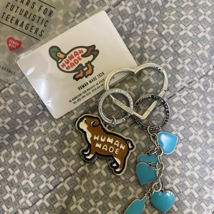 [BUNJANG] Human Made Animal Heart Keyring Set - Blue Bottle Exclusive / [새상품]휴먼메이드 키링 세트 블루보틀 동물 하트키링